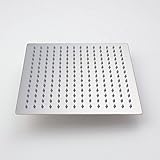 Hiendure ®超薄型ステンレススチール雨シャワーヘッド – 雨スタイルヘッド 10 inch Square HS10CB-N