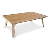 Takatatsu&amp;Co.(有)高松辰雄商店 CRESSON クレソン 120 天然木 タモ ナチュラルテイスト シンプルカジュアル ローテーブル 座卓 国産品 タカタツ