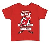 NHL New Jersey DevilsキッズTシャツ、4 Tall、レッド