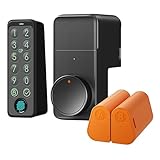 【セット買い】 SwitchBot ロックプロ 指紋認証パッド 充電バッテリー - 暗証番号 スイッチボット 鍵 スマートロック オートロック ドアロック 玄関 バッテリー心配なし (ロックプロ1個+指紋認証パッド1個+充電バッテリー1個)