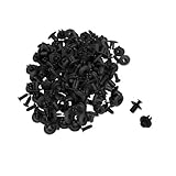 95個8ミリメートルホールプッシュタイププラスチックドアパネルトリムプラスチックリベットブラック