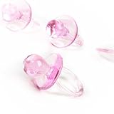 2-1/2" Clear Pink Acrylic Baby Pacifier Shower Favor 36-pcs. by Unknown [並行輸入品]