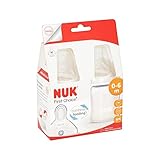 パックあたりの最初の選択肢に加えて花火150ミリリットルボトルシリコーン乳首、2 (NUK) (x 6) - NUK First Choice Plus Fireworks 150ml Bottle 