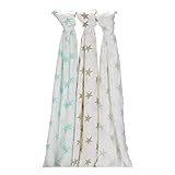 ADEN + ANAIS エイデンアンドアネイ バンブースワドリングラップ 3枚セット ミルキーウェイ 9207 おくるみ [並行輸入品]