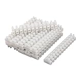 XDiscount バリアターミナルブロック 12ポジションダブルロー プラスチック ワイヤーコネクター