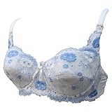 ローズマダム チュールレースマタニティブラジャー 6011 サックス F80