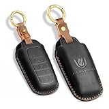 [Anlectro] アルファード 40系/30系後期/30系 専用 キーケース アクセサリー 【職人手工】 トップグレインレザー ロゴ刻印 360°保護 Alphard