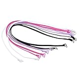 Kloud City ? 4Pairs Candy Color Adjustable Elastic Women's Strapless Bra Bandeau Shoulder Straps Rep