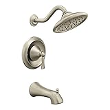 Moen Wynfordつや消しニッケルMoentrolタブ/シャワー T5503BN 1