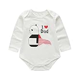 Cutelove 子供服 ロンパース ベビー ボーイズ　男の子 綿 長袖 春秋 キッズ 可愛い ホワイト おしゃれ 素敵