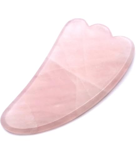 Amazon | かっさプレート k3-2D ローズクォーツ 紅水晶 (羽) ポーチ