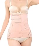 レディース3 in 1産後ガードルCセクションコルセットリカバリベリーバンドラップベルト US サイズ: S/(Fit Waist 28-35.5 inch)