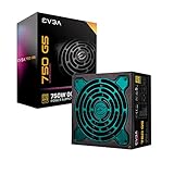 EVGA 750 G5、80 Plus Gold 750W、フルモジュラー、Fdbファン付きECOモード、100%日本コンデンサ、コンパクト150mmサイズ、電源 220-G5-0750-X1