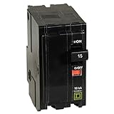 SQUARE D BY SCHNEIDER ELECTRIC QO215C DP Circuit Breaker, 15 Amp by Square D by Schneider Electric