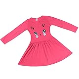 Ochine 女の子 長袖 猫柄 ワンピース ドレス ガールズ 女児 かわいいワンピ 春夏 子供洋服 誕生日 入学式 子供の日 三五七 遊園地 演奏会に