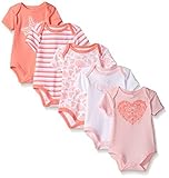 Nautica ノーティカ 女の子 半袖 ボディースーツ ロンパース 5枚セット (サンゴ) 6-9ヶ月 [並行輸入品]