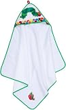 Smithy Fashion 1303021 Hooded Towel with The very Hungry Caterpillar Design 80 x 80 White by Smithy 