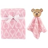 Hudson ベビーフラシ天毛布 One Size ブラウン 51114_PinkBear