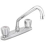Belanger 3065W Kitchen Sink Faucet with Low-Arc Spout and 2-Handles, Polished Chrome [並行輸入品]