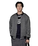 [ナノ・ユニバース] ニット フリース ZIP ブルゾン (セットアップ可) メンズ L 020 グレー 672-5212205