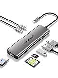 usb c hub 8-in-1 Lemorele USB C ハブ ドッキングステーション USBC マルチポート アダプター 4K HDMI/1*USB 3.0/2*USB 2.0/USB C Datenports/100W PD/SD/TFスロットKompatibelmit MacBook Air/Pro M1、iPad Pro、Chromecast、Switch、PS4