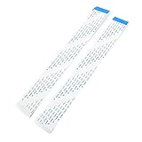 uxcell　リボンフレキシブルフラットケーブル　50ピン フォワード方向 FFC FPC 200mm x 0.5mm