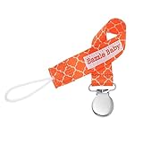 BazzleBaby おしゃぶりホルダー/オレンジラティス 【強力クリップ】 BCBZ00505