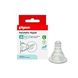 Pigeon Baby Bottle Peristaltic Nipple Slim Neck Size L, Y (L Hole) by Pigeon [並行輸入品]