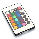 LEDストリップライトコントローラ、SMD 5050 RGB LEDストリップライトMAのためのポータブルミニIRリモートワイヤレスコントローラ(#1)