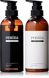 renina シャンプー トリートメント セット 【たっぷり美容成分でナイトケア×毛先まで潤うダメージケア×各400ml×アミノ酸シャンプー】ボトルセット