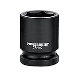 Powerbuilt 647257 3/8 Dr. 6 Pt. Metric Impact Socket, 18mm by Powerbuilt