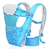 GudeHome 調整式 4ポジション キャリア 3D バックパック ポーチ バッグ ラップ ソフト構造 エルゴノミック スリング 前面 背面 新生児 ベビー インファント 夏