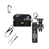 Compatible with パナソニック(Panasonic) Technics EAH AZ80 対応ハウジング おしゃれ ZuoLeini 創造性 Bluetooth イヤホン シリコン保護スリーブ 360°全面保護 傷防止 落下防止 防塵 防水 着脱簡単 カラビナ付