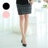 マタニティウェアレースジャガードスカート SOB5130 L BLACK(ブラック)