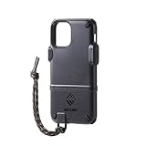 エレコム iPhone 12 mini ケース ハイブリッド NESTOUT ブラック PM-A20ANEST1BK
