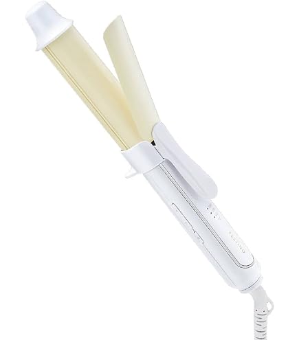 Amazon | フェスティノ カール ヘアアイロン 26mm ホワイト SMHB-025