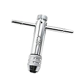 最高のプロモーション調整可能なM3 - M8 T - ハンドルラチェットタップレンチ機械修理ツールねじタップツールを使用して復帰