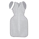 B Blesiya ベビー　おくるみ　ブランケット　赤ちゃん　寝袋　柔らかい　全3サイズ - グレー　, L（6〜9ヶ月）