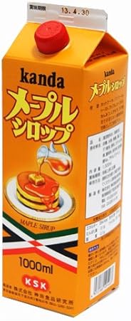 神田食品研究所 メープルシロップ 1000ml