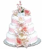 Bloomers Pink Roses with Polka Dots Large Diaper Cake by Bloomers [並行輸入品]