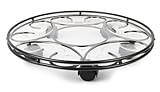 Plastec PLISC17BK Plastec Saucer Caddy, 17-Inches, Black
