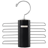 木製 回転式 ネクタイ収納ハンガー 収納 ハンガー ネクタイ掛け ネクタイハンガー クローゼット収納 小型