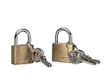 Guard Security 621X2 Solid Brass Padlock with 3/4-Inch Standard Shackle Keyed Alike 2-Pack [並行輸入品]