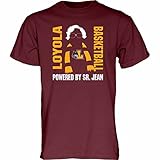 キャンパス色Loyola Ramblers Youth 2018 Sister Jean Tシャツ – マルーン、 Youth Large レッド