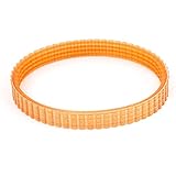 uxcell 電気プレーナードライブベルト　マキタ1900B　オレンジ　PU 240mm　ガース補修パーツ　動力工具