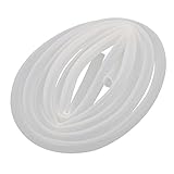 uxcell　チューブ　ホース　8 x 10mm　シリコーン素材　透明　水、空気パイプ　2m長　1ロール