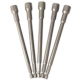 3/8-Inch SAE Hex x 6" Extra Long Magnetic Nut Driver Setter (5-Pack) [並行輸入品]