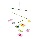 Mobile Schmetterlinge: 33 x 42 cm, Holz, 8 Teile