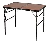 木目調折りたたみテーブル 幅90cm