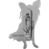 壁付けリードフック　「DOG HOOK ドッグフック　[ パピヨン ]　」 小中型犬向き 角型